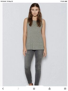 Current/Elliott poly/cotton/rayon Blend Tank Top.  1 (small)
